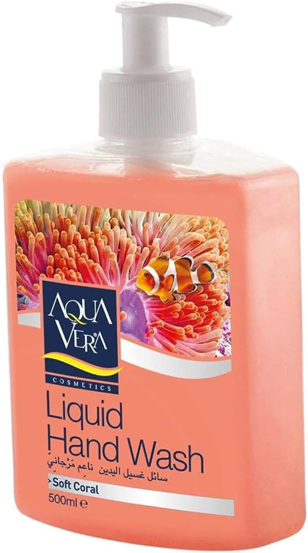 AQUA VERA LIQUID SOAP SOFT CORAL 500ML
